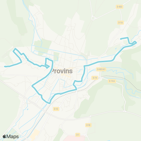 Provinois - Brie et Seine Lotissement↔︎Ville Haute Quai 2 map