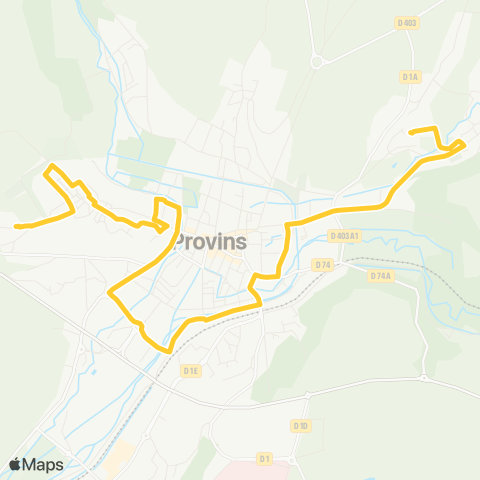 Provinois - Brie et Seine Lotissement↔︎Ville Haute Quai 2 map