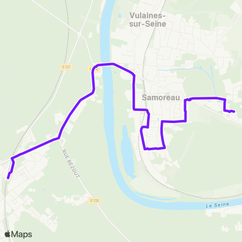 Île-de-France Mobilités 6 map