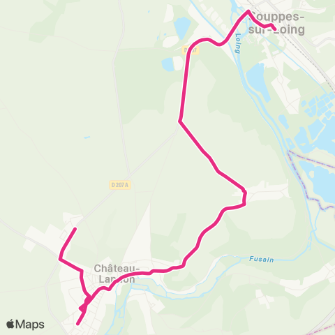 Île-de-France Mobilités 14a map