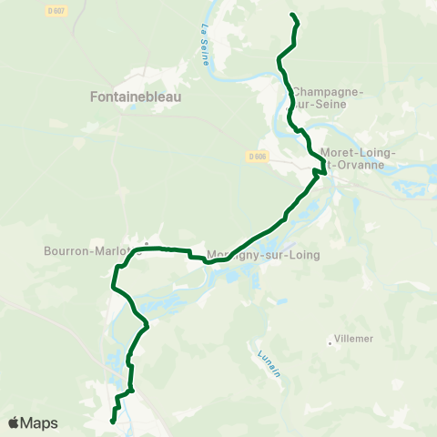 Île-de-France Mobilités 17a map