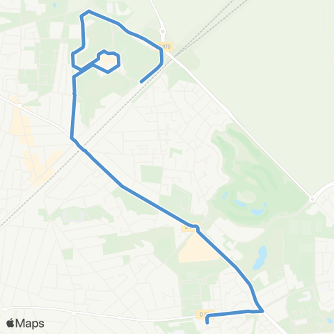 Île-de-France Mobilités Pl. Sangnier↔︎St Blin (Lycée René Cassin) map