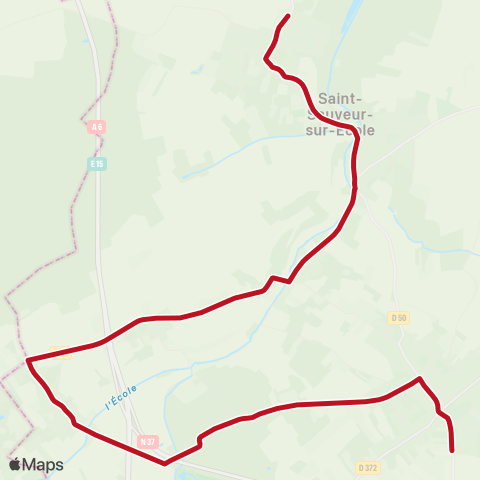 Île-de-France Mobilités 113 map