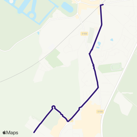 Île-de-France Mobilités Navette Bel Air - la Forêt map