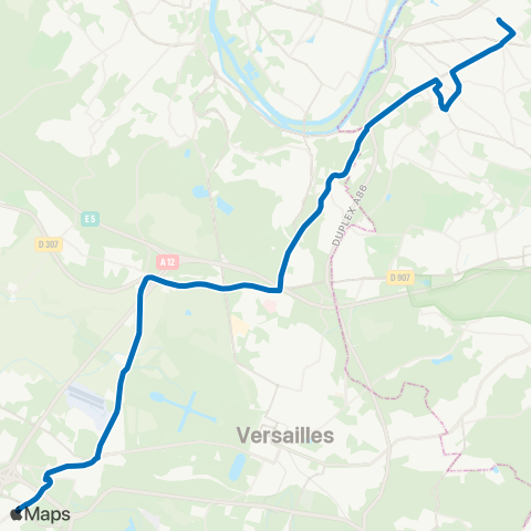 Île-de-France Mobilités Plainchamp↔︎St-Quentin / Gare rout. des Prés / Dépose map