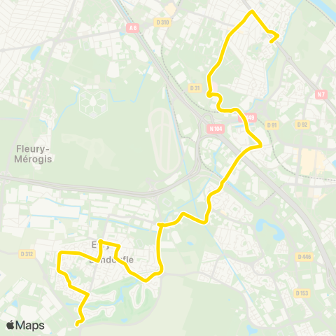 Île-de-France Mobilités Ctre comm. Aunettes↔︎Imprimerie Nationale map