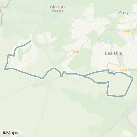 Île-de-France Mobilités Marché Goussons↔︎Saint-Clair map