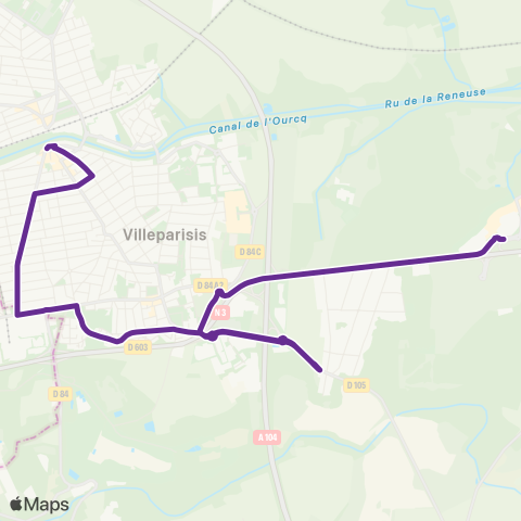 Île-de-France Mobilités Shopping Prom.↔︎Pl. Jacques Chirac / Gare map