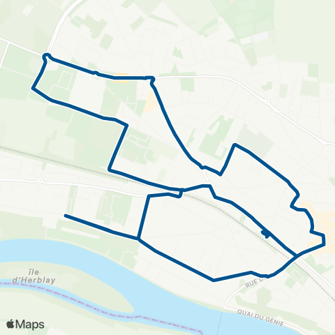 Île-de-France Mobilités CitéVal Sud Herblay map