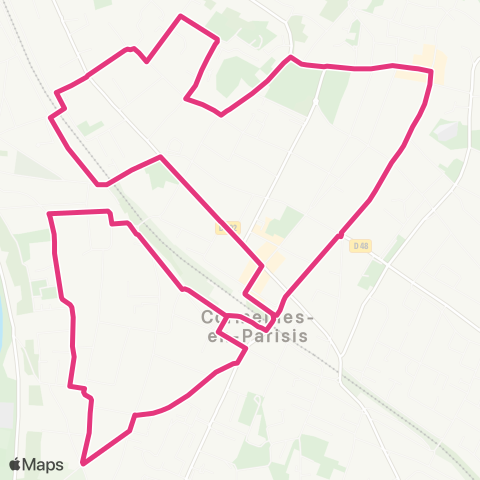 Île-de-France Mobilités CitéVal Cormeilles-en-Parisis map