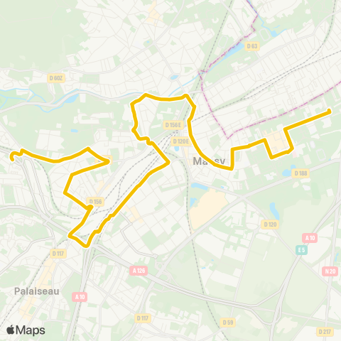 Paris-Saclay Mobilités Périgord / Languedoc↔︎Rd-pt du Pileu map