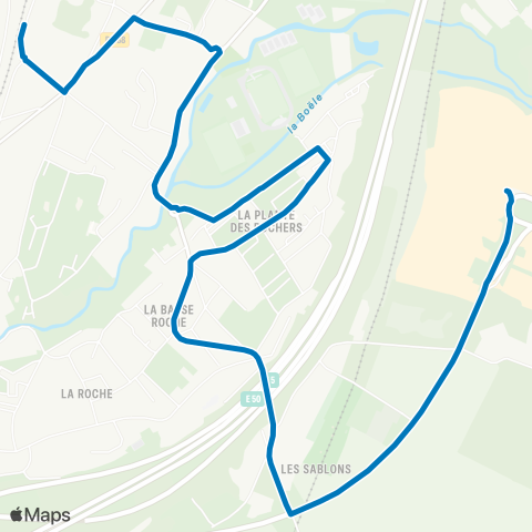 Paris-Saclay Mobilités Ctre comm. Villebon 2↔︎Gare de Palaiseau Villebon map