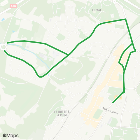 Paris-Saclay Mobilités Rd-pt Camille Claudel↔︎Rd-pt Camille Claudel map