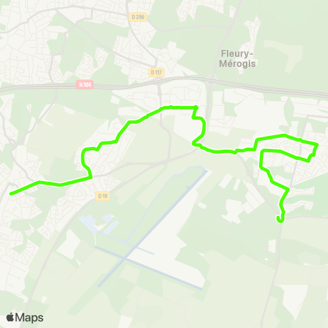 Cœur d’Essonne Imprimerie Nationale↔︎Gare Place map