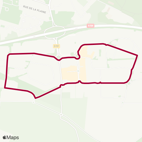 Cœur d’Essonne ZI Croix Blanche↔︎ZI Croix Blanche map