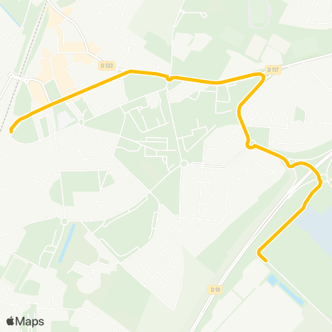 Cœur d’Essonne Cev↔︎Gare Place map