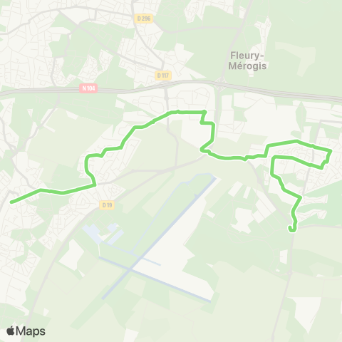 Cœur d’Essonne Imprimerie Nationale↔︎Gare Place map