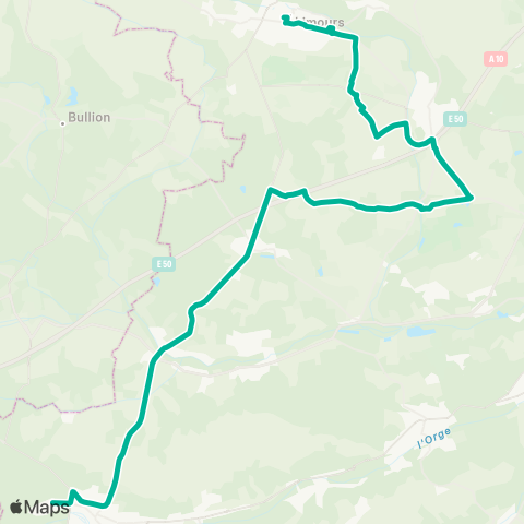 Essonne Sud Ouest La Forêt↔︎Monument map