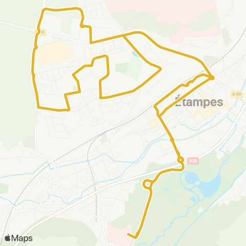 Essonne Sud Ouest Hôpital↔︎Hôpital map