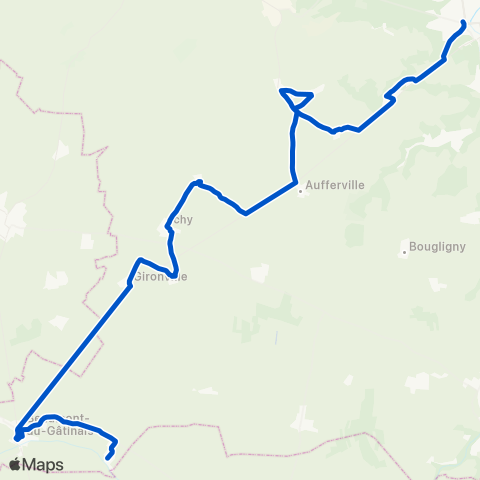 Vallée du Loing - Nemours Cité Scolaire↔︎Le Perray map