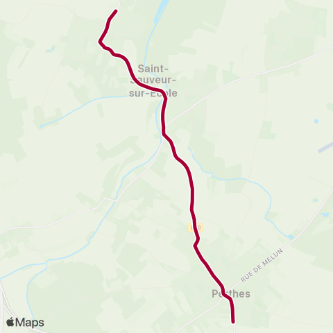 Île-de-France Mobilités Collège de Perthes ↔ Domaine de Montgermont map