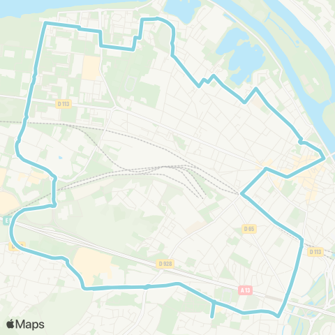 Mantois Plaisances↔︎Plaisances Dépose map