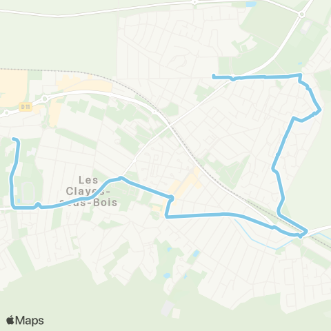 Saint-Quentin-en-Yvelines Lycée Sonia Delaunay↔︎Les Dames map