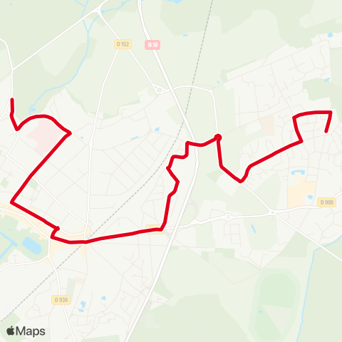 Centre et Sud Yvelines Groussay↔︎Rouget de Lisle map