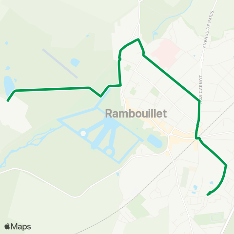 Centre et Sud Yvelines Gare de Rambouillet / Prud'Homme↔︎St Hubert map