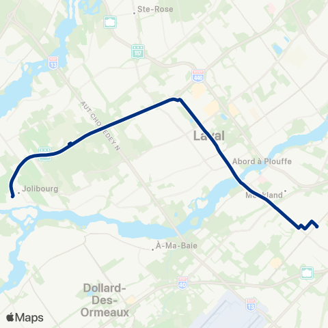 STL Sainte-Dorothée map