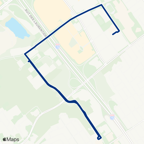 STL Métro Montmorency map