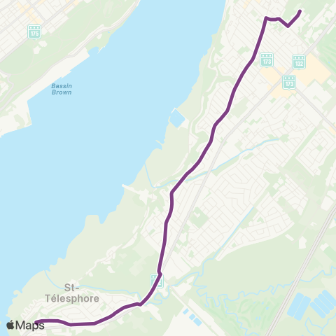 STLévis Saint-David / Lévis centre map