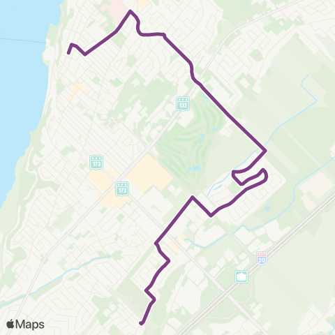 STLévis Étienne-Dallaire / Lévis centre map