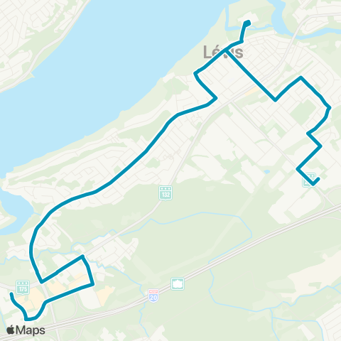 STLévis Saint-Romuald - Rive-Nord map