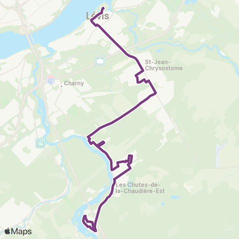 STLévis Saint-Romuald - Juvénat Notre-Dame map