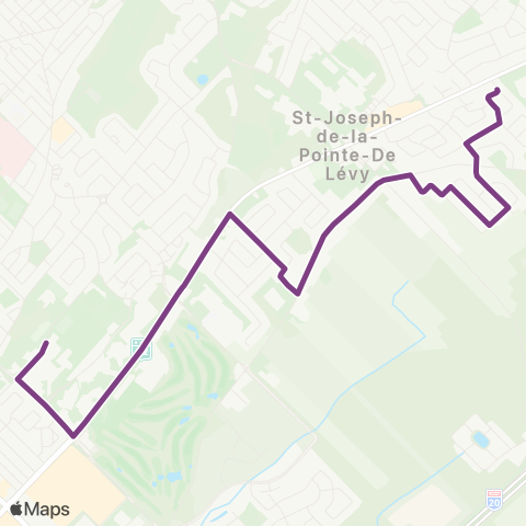 STLévis Pointe-Lévy - des Capucines map