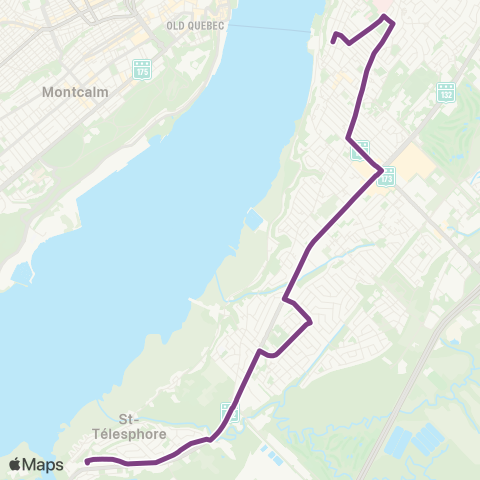 STLévis Saint-David / Lévis centre map