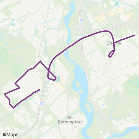 STLévis Saint-Nicolas - Bernières map