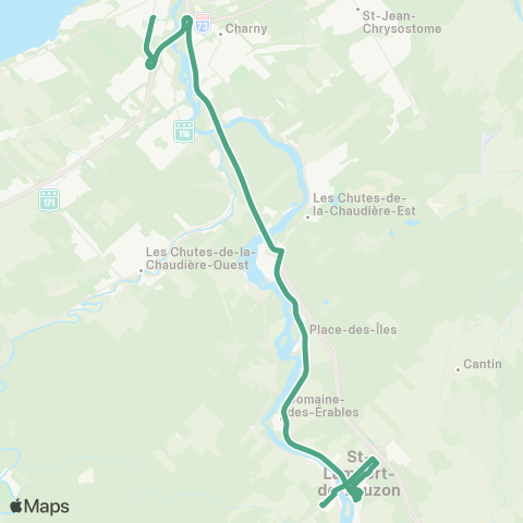 STLévis Saint-Lambert - Saint-Nicolas map