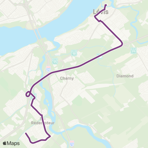 STLévis Juvénat Notre-Dame - St-Rédempteur map