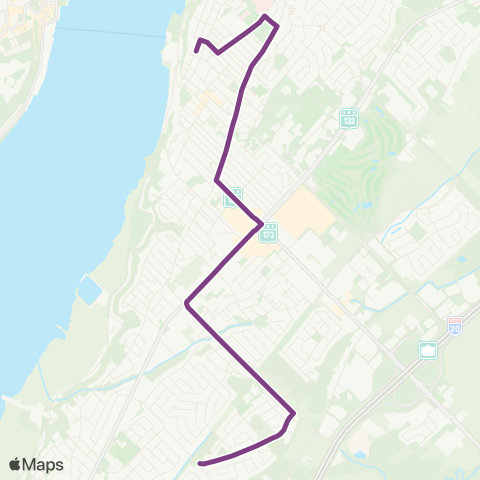 STLévis Collège de Lévis / Marcelle-Mallet - St-Jean-Chrysostome map