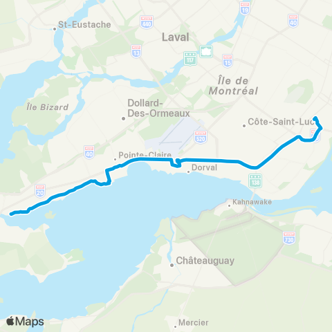 STM Bord-du-Lac map