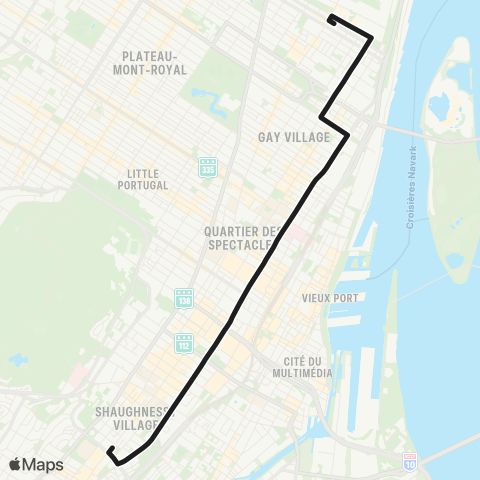 STM Sainte-Catherine map