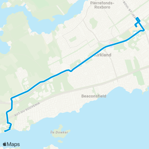 STM Express John Abbott map