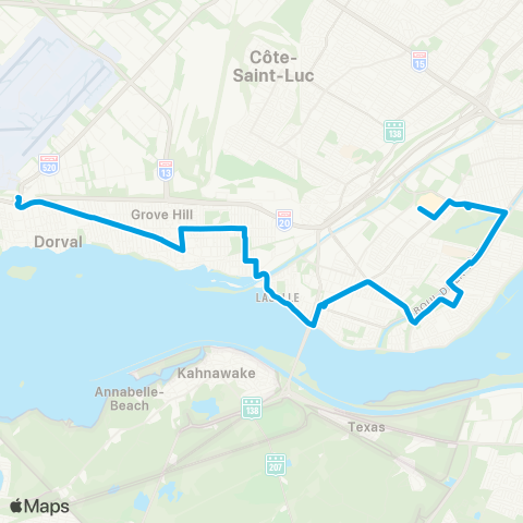 STM Broadway map