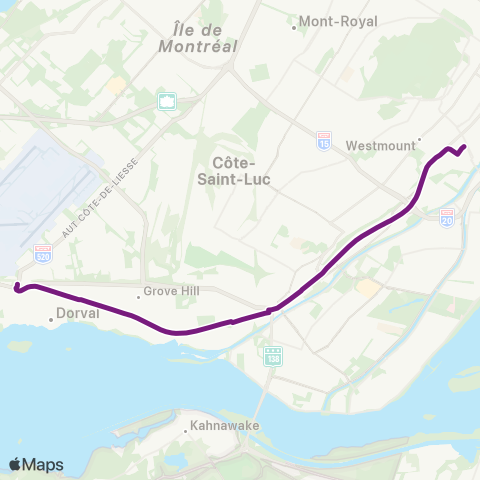 STM Express Victoria map