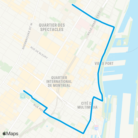 STM Vieux-Montréal / Vieux-Port map