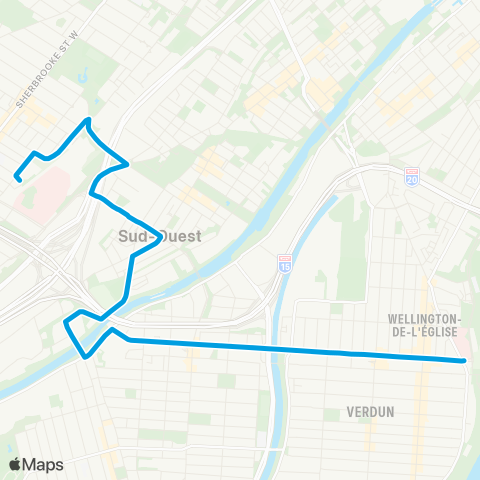 STM De l'Église map