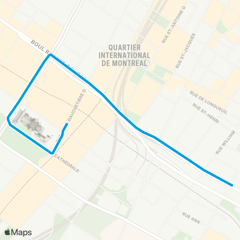 STM Robert-Bourassa map