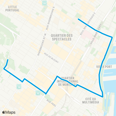 STM Vieux-Montréal / Vieux-Port map